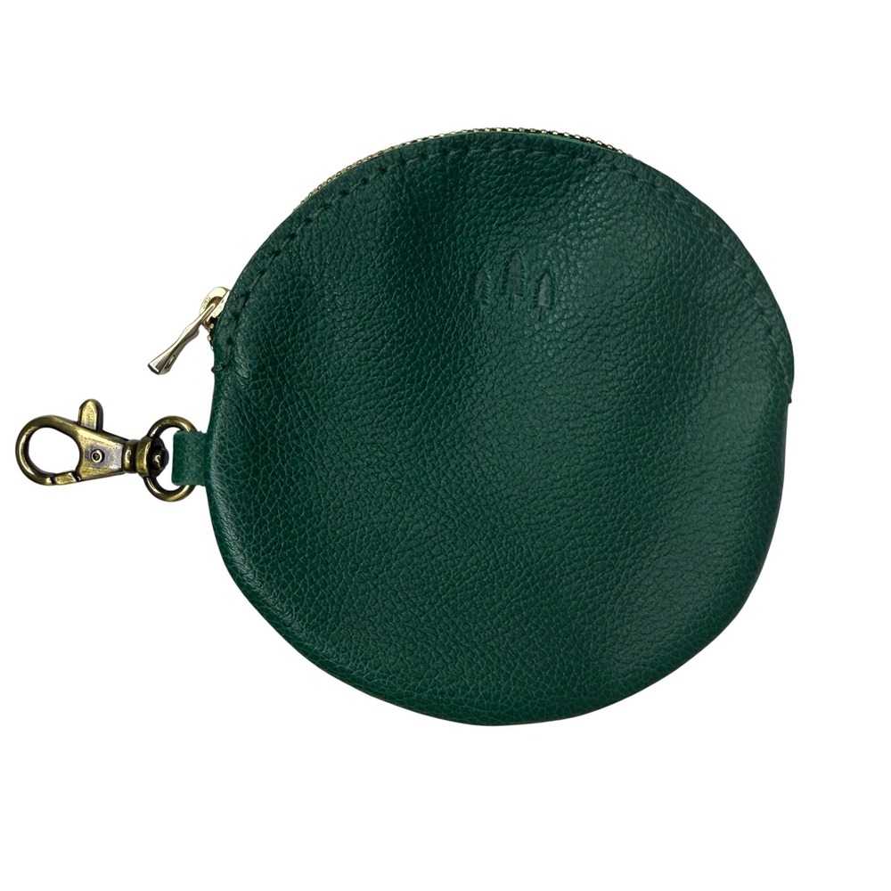 Portland Leather Goods Gordita Pouch Bacalar Green Leather NEW in Packaging